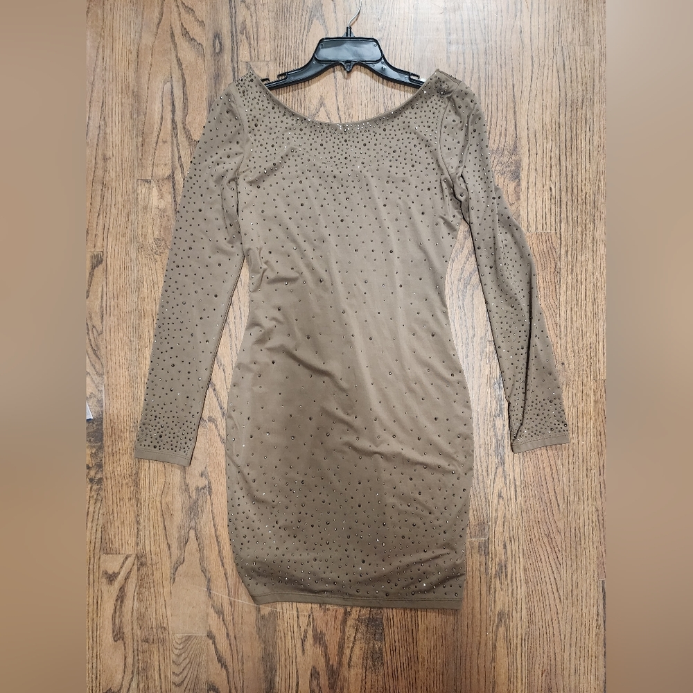 NWOT Rhinestone Bodycon Dress
